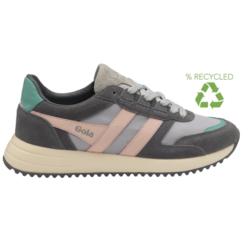 Basket Gola Classics Femme Grise Clair | 3719-IFRQX