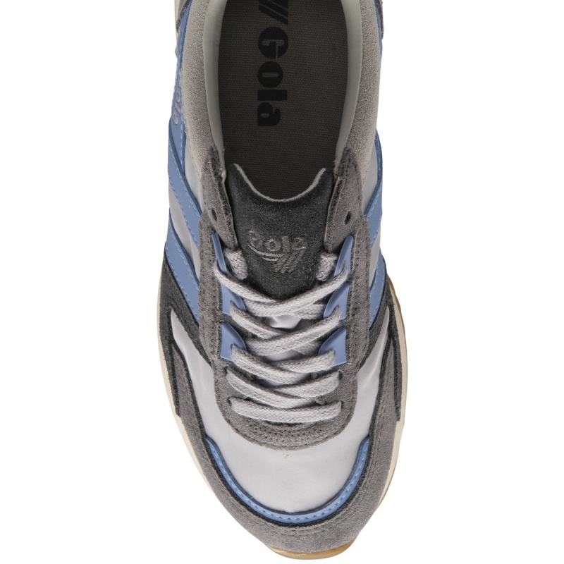 Basket Gola Classics Femme Grise Clair | 5021-XSUFB