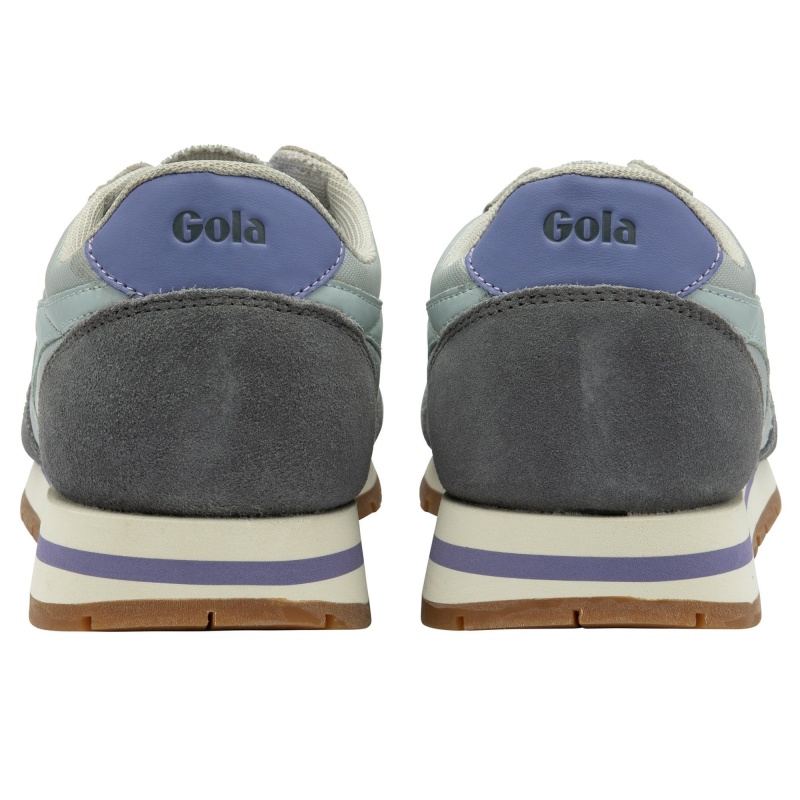 Basket Gola Classics Femme Grise Clair | 6459-UAMLG