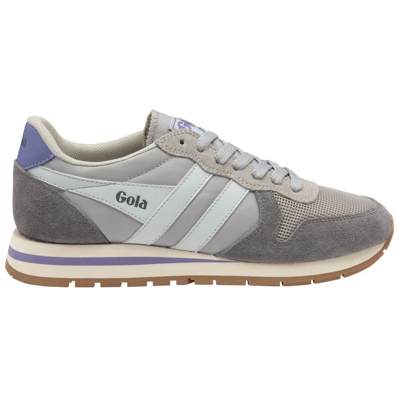 Basket Gola Classics Femme Grise Clair | 6459-UAMLG