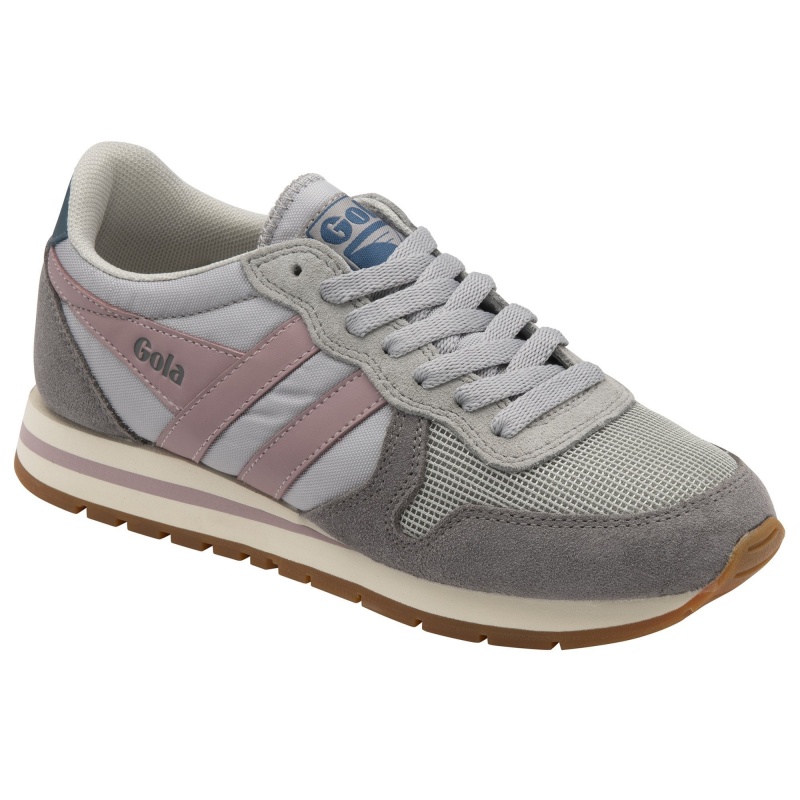 Basket Gola Classics Femme Grise Clair | 7416-BZLKQ