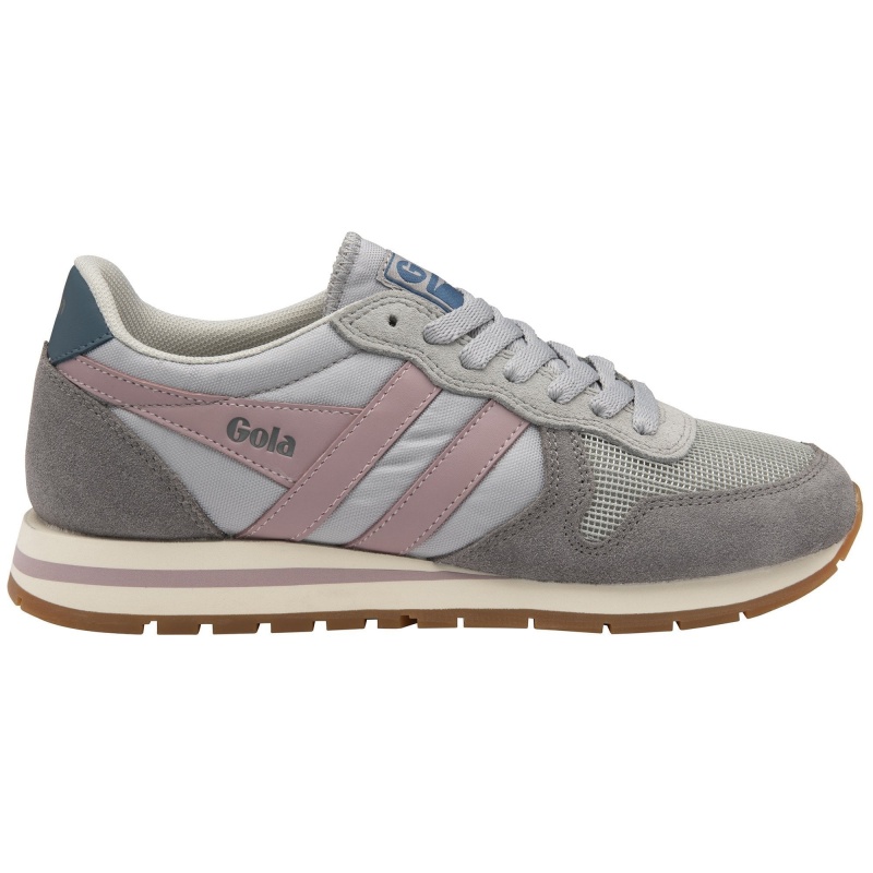 Basket Gola Classics Femme Grise Clair | 7416-BZLKQ