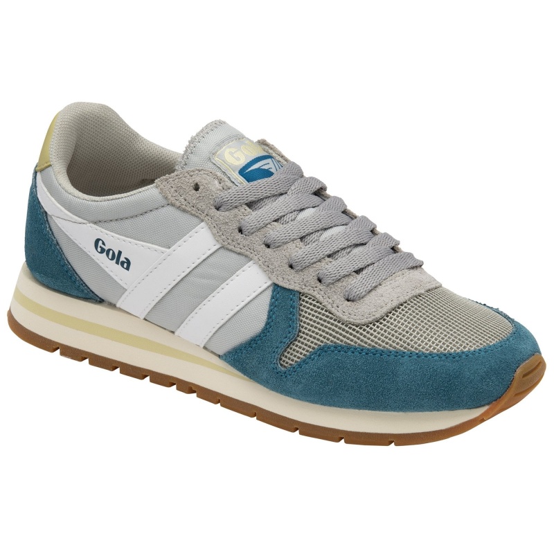 Basket Gola Classics Femme Grise Clair | 0824-OGBAQ