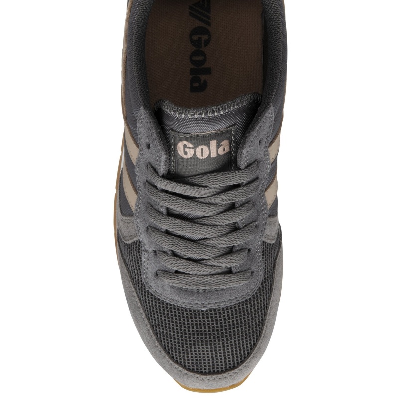 Basket Gola Classics Femme Grise | 1459-YGAQX