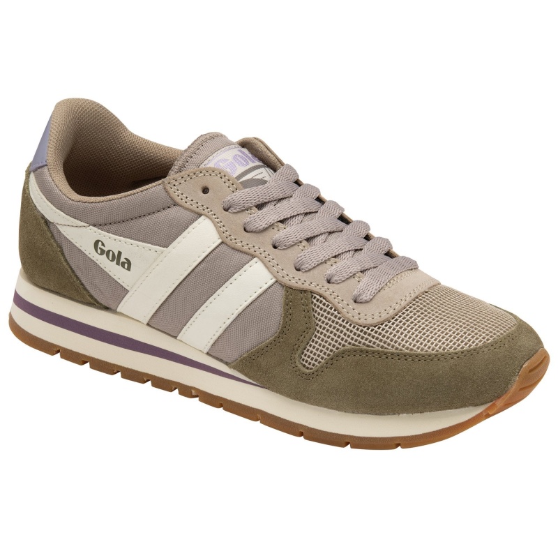 Basket Gola Classics Femme Grise | 4108-VCKLG