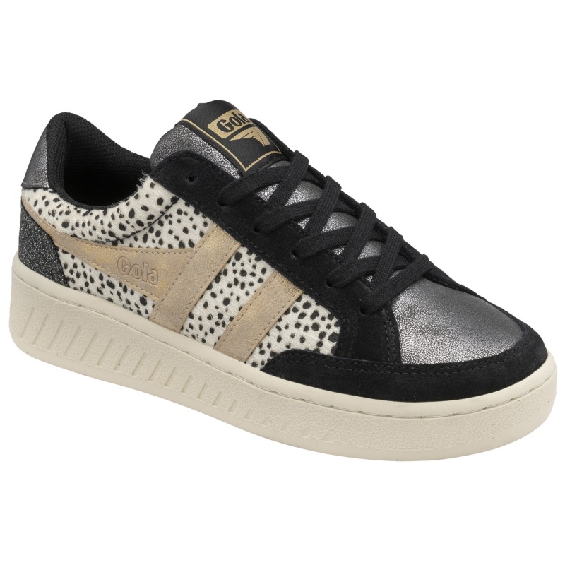 Basket Gola Classics Femme Noir | 9356-DQUZP