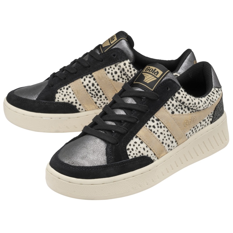 Basket Gola Classics Femme Noir | 9356-DQUZP