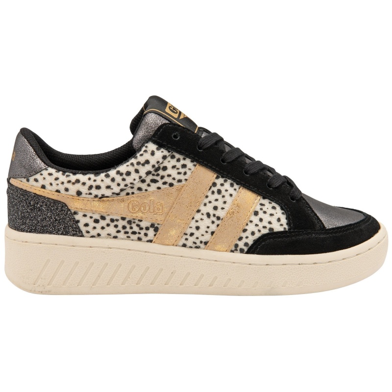 Basket Gola Classics Femme Noir | 9356-DQUZP