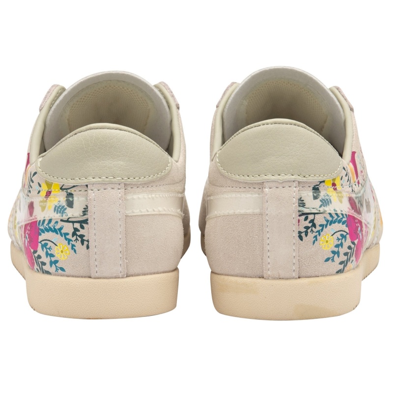 Basket Gola Classics Floral Femme Blanche | 7501-CHFAK