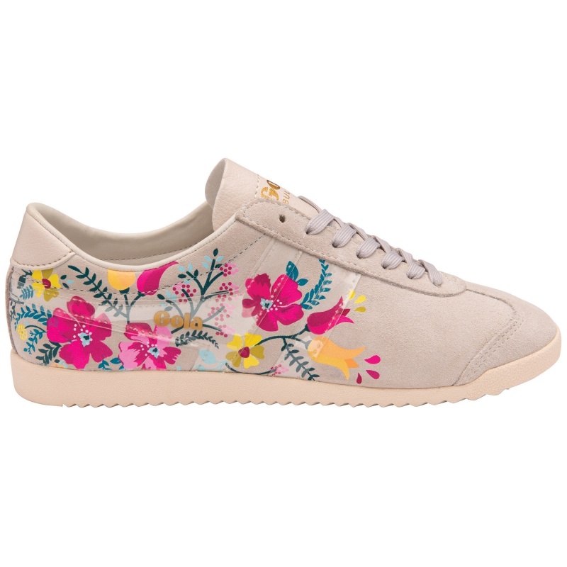 Basket Gola Classics Floral Femme Blanche | 7501-CHFAK