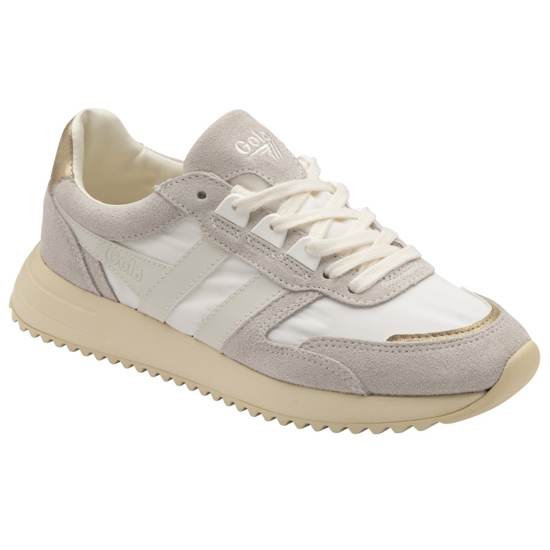 Basket Gola Classics Glimmer Femme Blanche | 4063-IQKMC