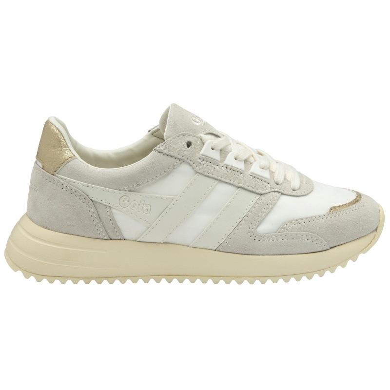 Basket Gola Classics Glimmer Femme Blanche | 4063-IQKMC