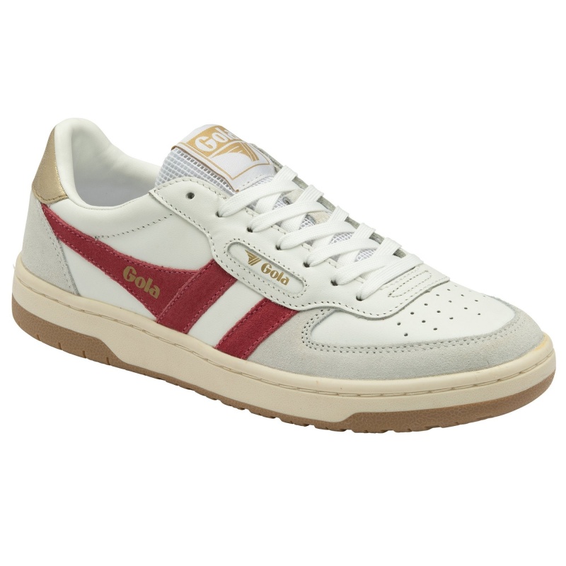 Basket Gola Classics Hawk Femme Blanche | 1534-ZXGIN