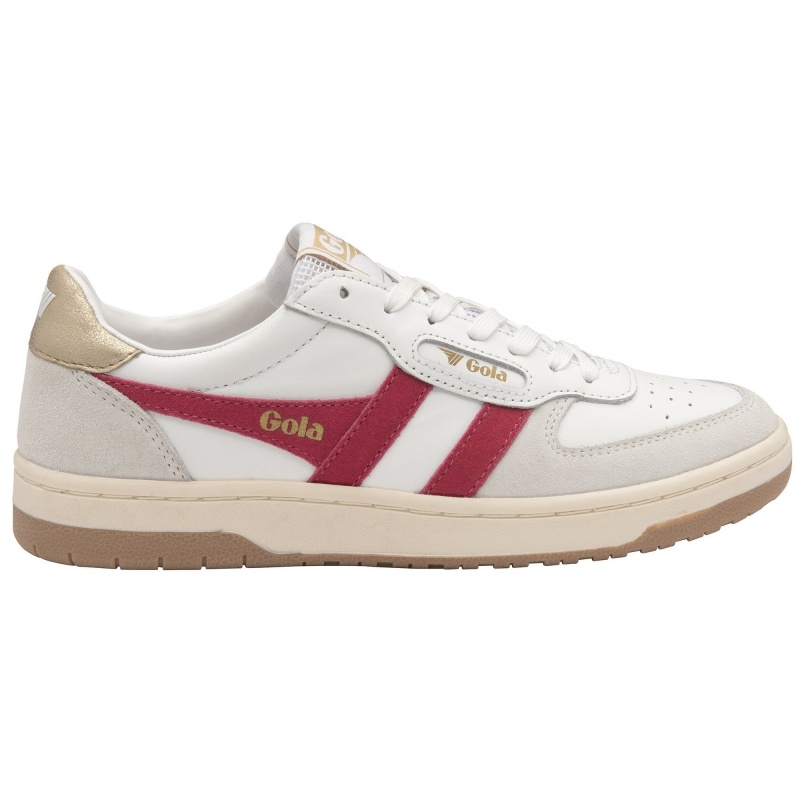 Basket Gola Classics Hawk Femme Blanche | 1534-ZXGIN