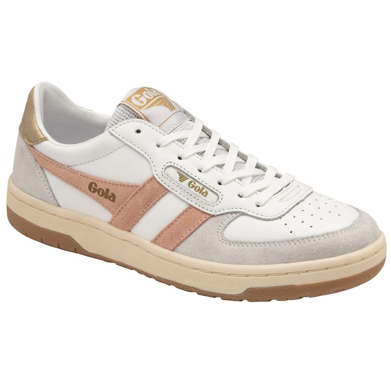 Basket Gola Classics Hawk Femme Blanche | 1234-OWJUI