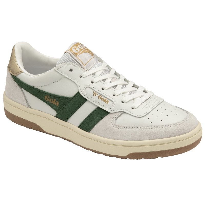 Basket Gola Classics Hawk Femme Blanche | 4071-GWTKX