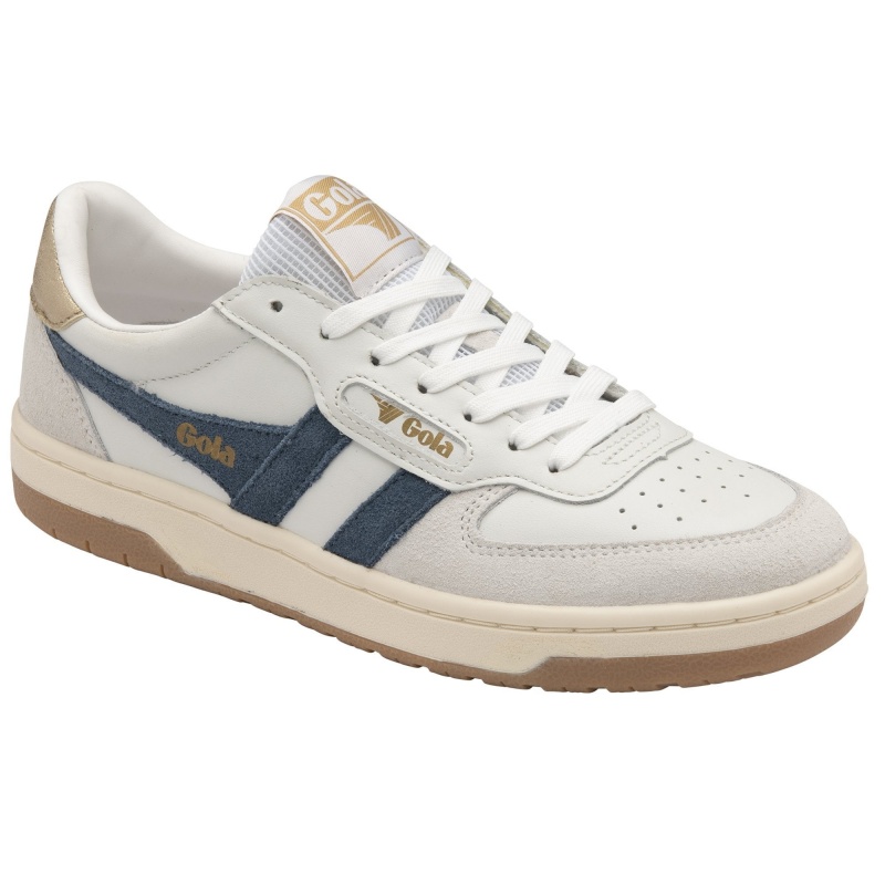 Basket Gola Classics Hawk Femme Blanche | 5976-ZNVDK