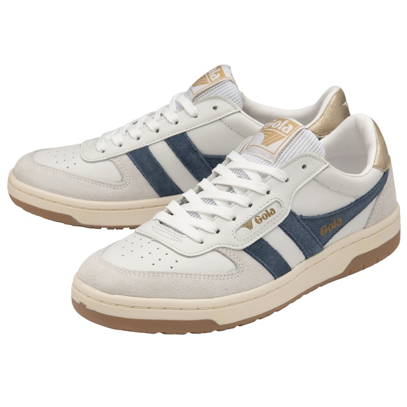 Basket Gola Classics Hawk Femme Blanche | 5976-ZNVDK