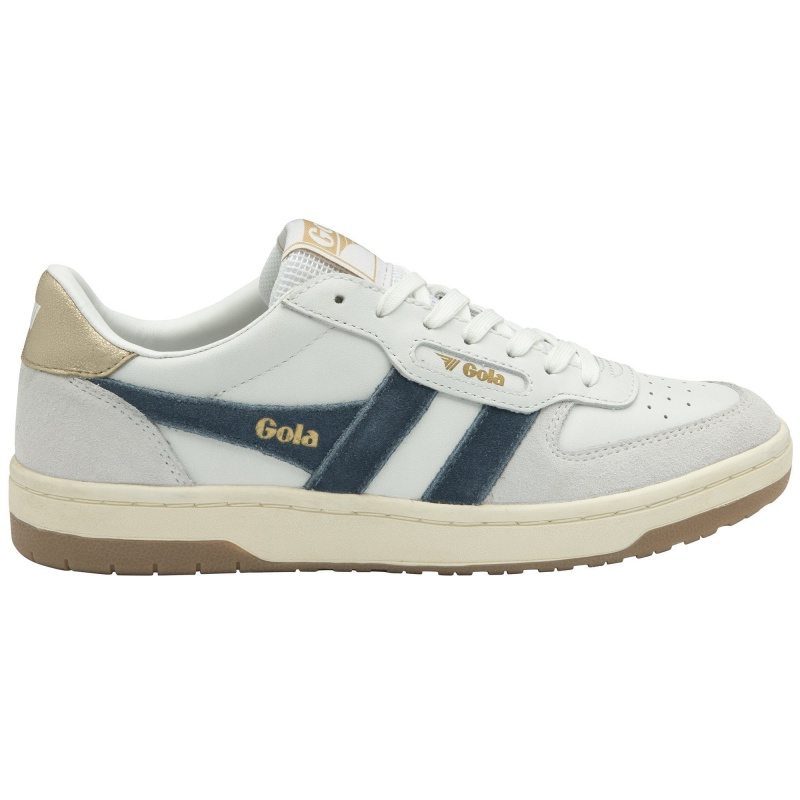 Basket Gola Classics Hawk Femme Blanche | 5976-ZNVDK