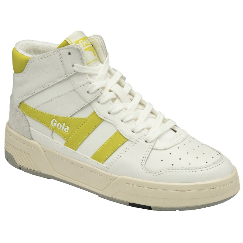 Basket Gola Classics High Femme Blanche | 1498-BKEPG