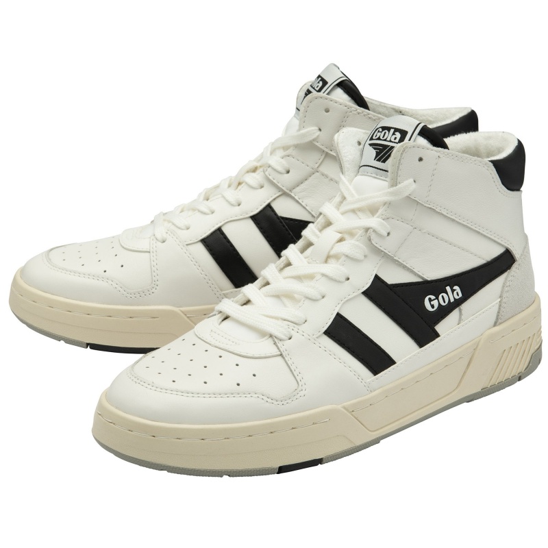 Basket Gola Classics High Homme Blanche | 6215-SEOZC