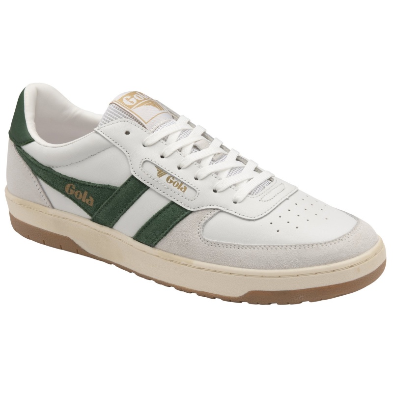 Basket Gola Classics Homme Blanche | 0694-PLGHE