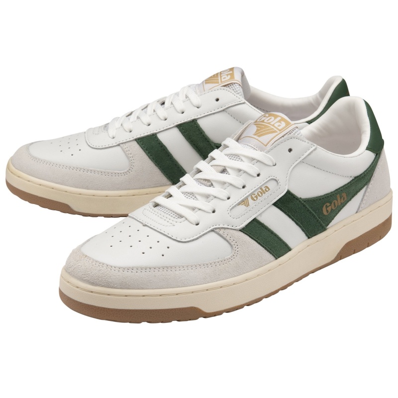 Basket Gola Classics Homme Blanche | 0694-PLGHE