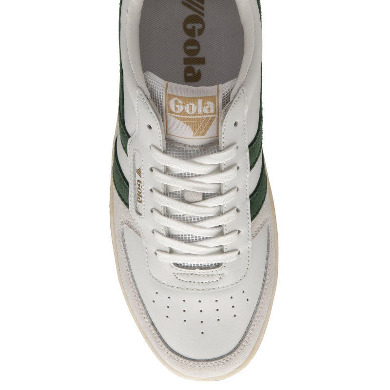 Basket Gola Classics Homme Blanche | 0694-PLGHE