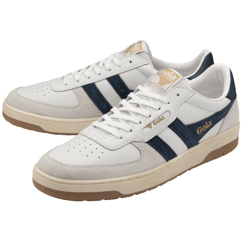 Basket Gola Classics Homme Blanche | 0932-SEMRC