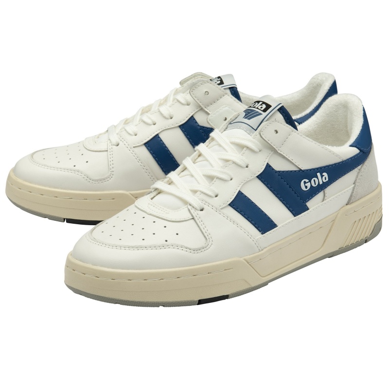 Basket Gola Classics Homme Blanche | 4723-ITNQP