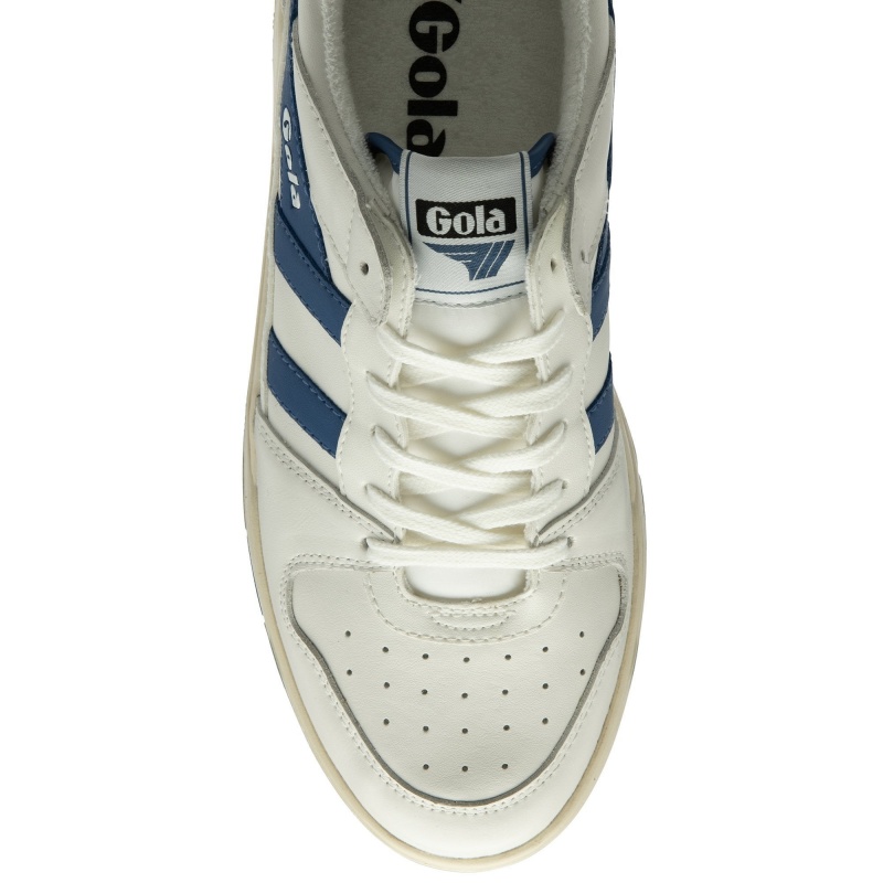 Basket Gola Classics Homme Blanche | 4723-ITNQP