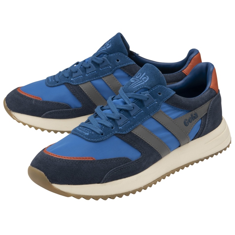 Basket Gola Classics Homme Bleu | 2896-TZVNU