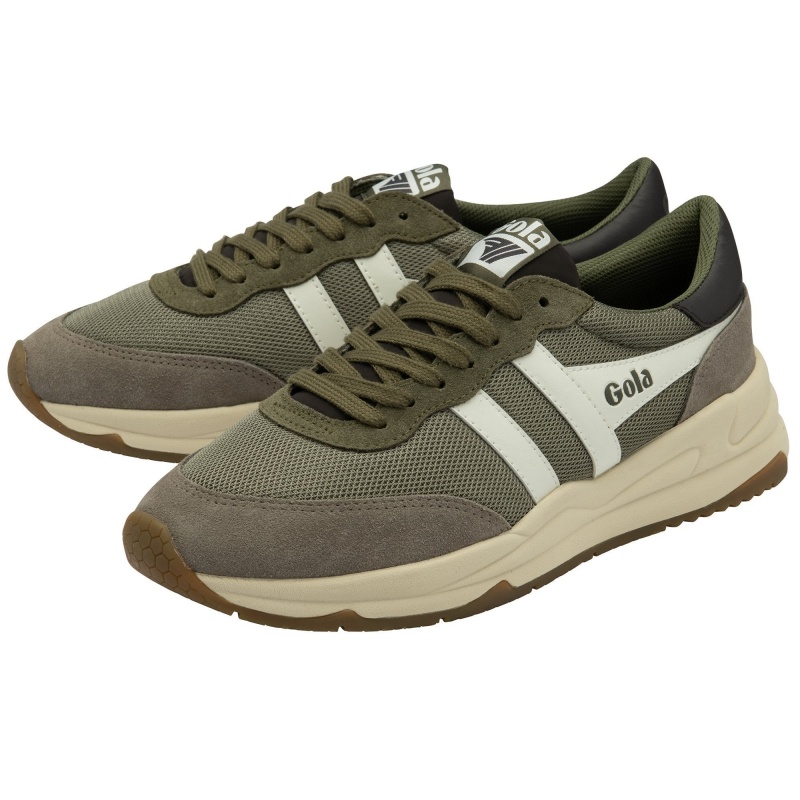 Basket Gola Classics Homme Kaki | 8069-YSBRW