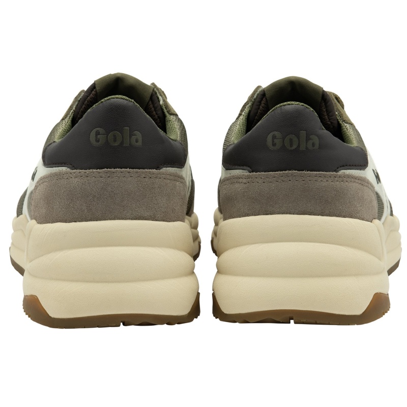 Basket Gola Classics Homme Kaki | 8069-YSBRW