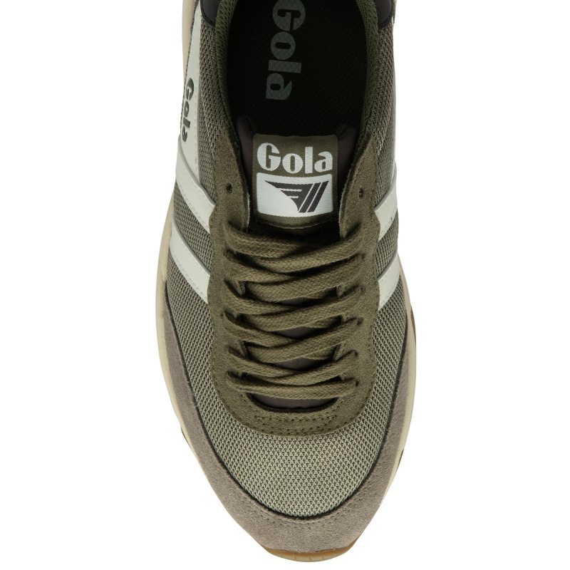 Basket Gola Classics Homme Kaki | 8069-YSBRW