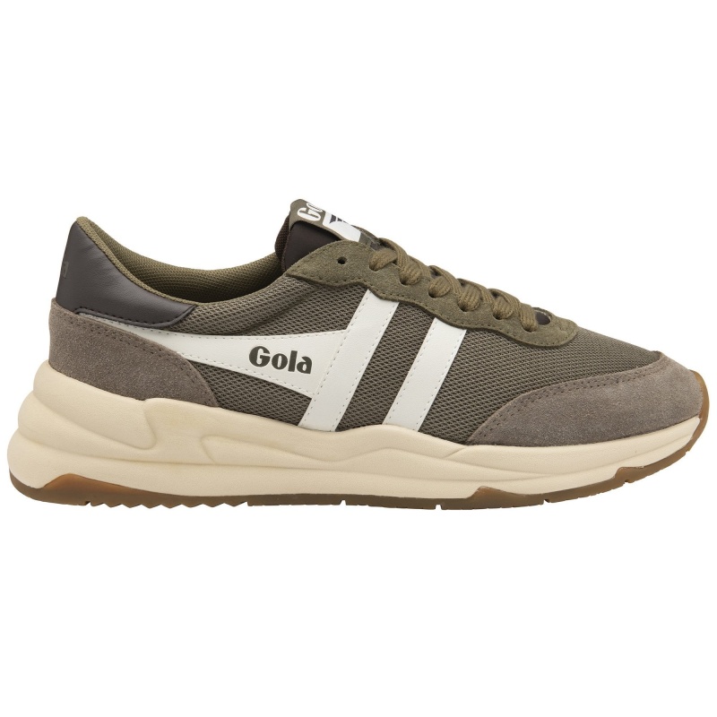 Basket Gola Classics Homme Kaki | 8069-YSBRW