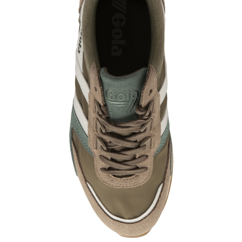 Basket Gola Classics Homme Vert Olive | 0491-UNAEC