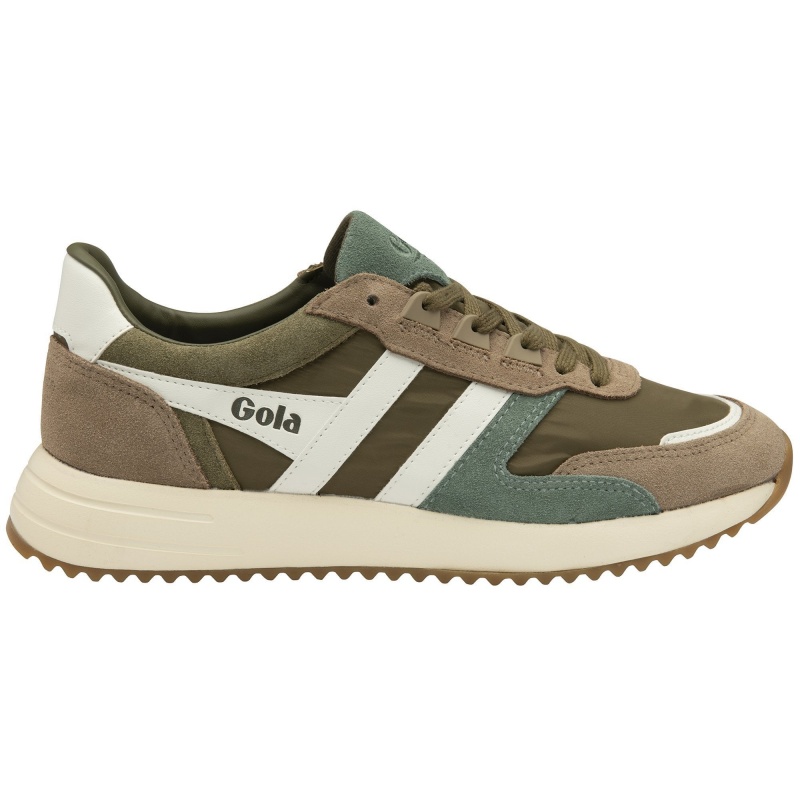 Basket Gola Classics Homme Vert Olive | 0491-UNAEC