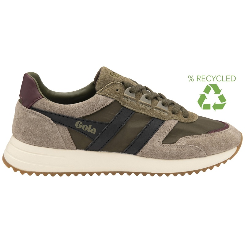 Basket Gola Classics Homme Vert Olive | 2897-OWQBU