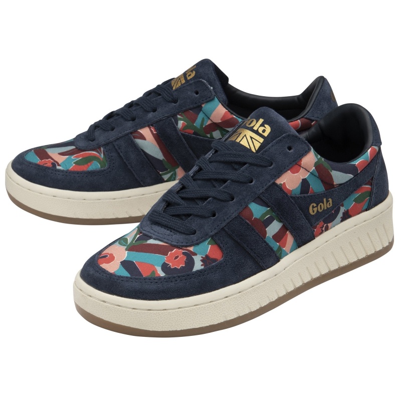 Basket Gola Classics LBTY BL Femme Bleu Marine | 2653-HBQTA