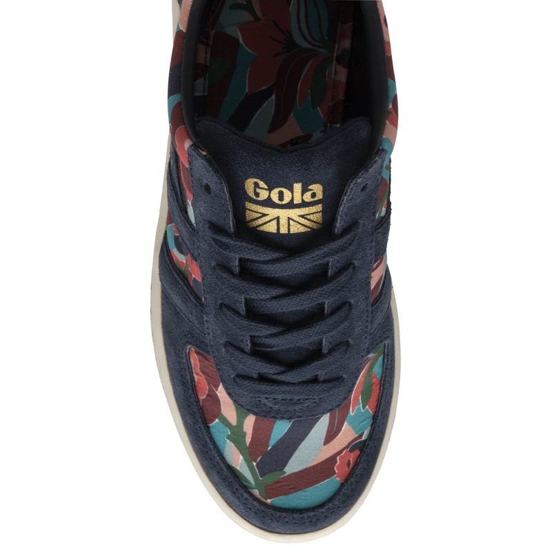 Basket Gola Classics LBTY BL Femme Bleu Marine | 2653-HBQTA