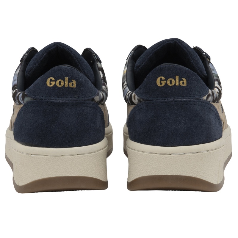 Basket Gola Classics LBTY BR Femme Bleu Marine | 5819-SNYQX