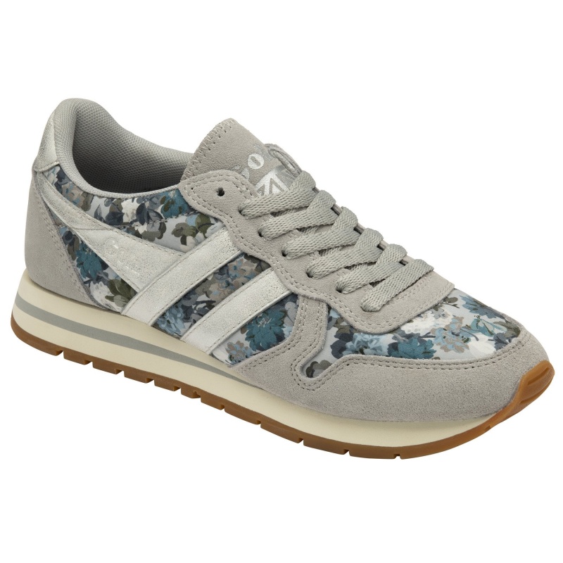 Basket Gola Classics LBTY CG Femme Grise Clair | 2169-IQXZL