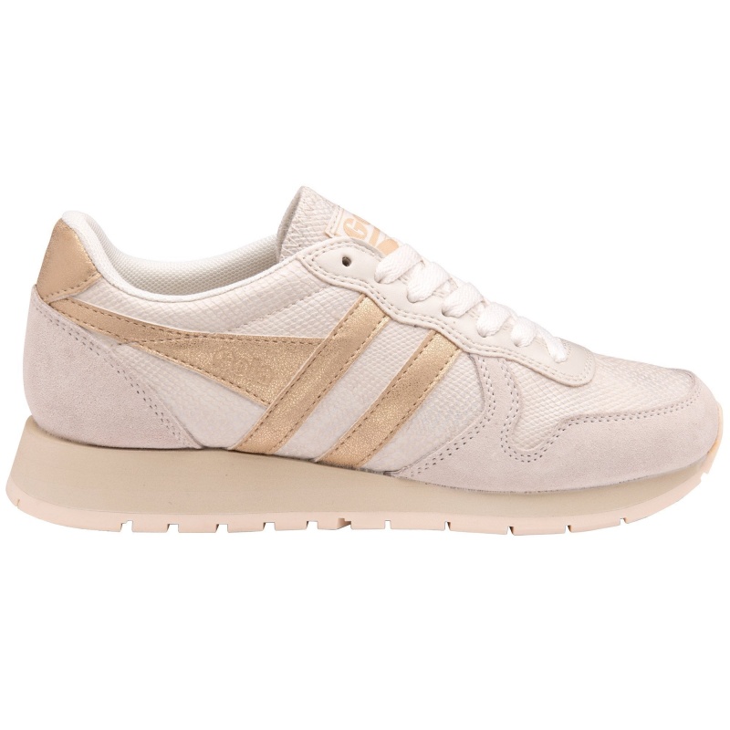 Basket Gola Classics Lizard Femme Blanche | 3189-HLQYS