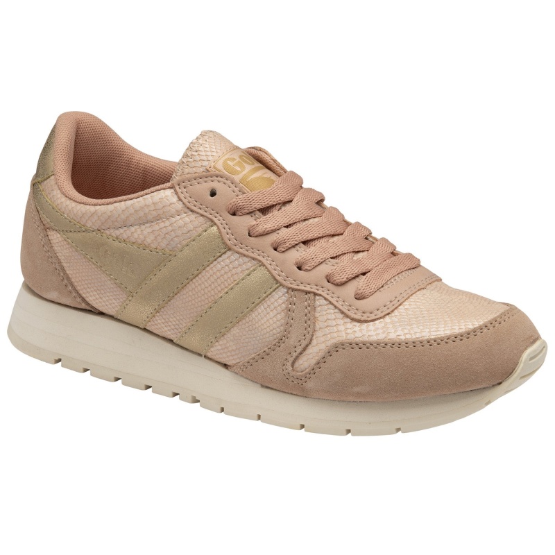 Basket Gola Classics Lizard Femme Rose | 7863-WPGCZ