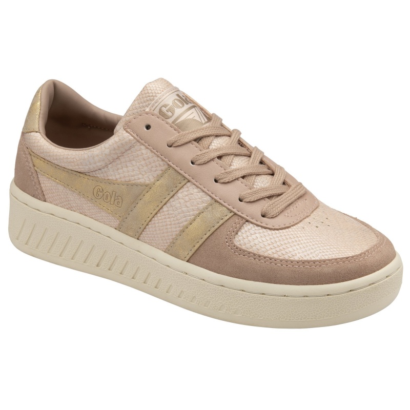 Basket Gola Classics Lizard Femme Rose | 0495-MTGCX