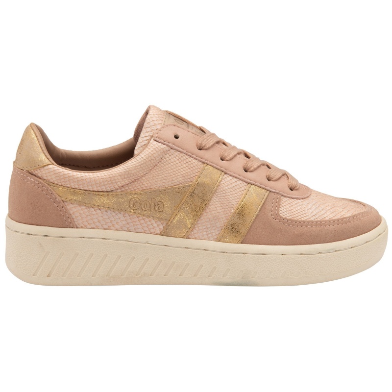 Basket Gola Classics Lizard Femme Rose | 0495-MTGCX