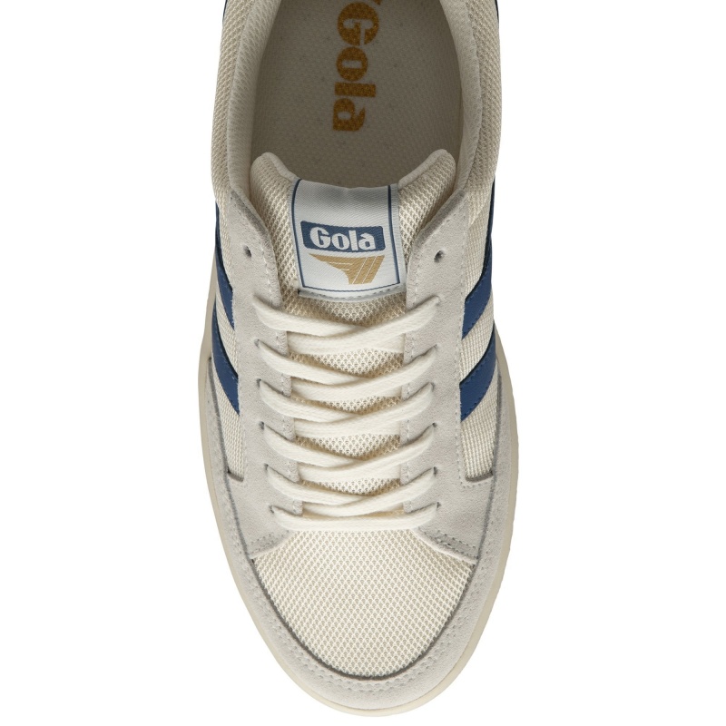 Basket Gola Classics Mesh Homme Blanche | 1340-HUGXC