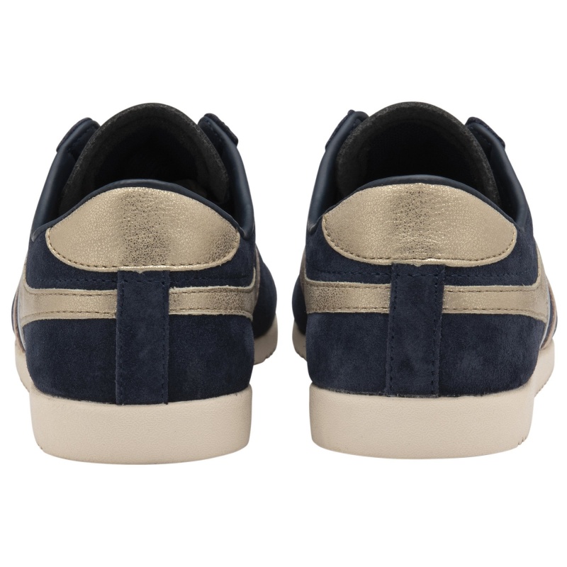 Basket Gola Classics Mirror Trident Femme Bleu Marine | 0981-IYSOU