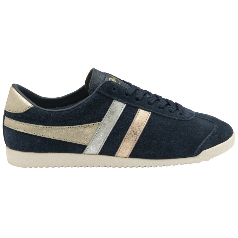 Basket Gola Classics Mirror Trident Femme Bleu Marine | 0981-IYSOU